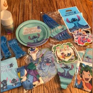 Lilo and Stitch Birthday Party Supplies for 10 kids